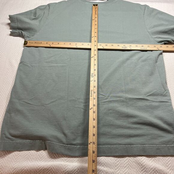 G Star Raw T-Shirt Mens XL Loose Fit Just the Product Heavyweight Crew Green - Picture 6 of 11